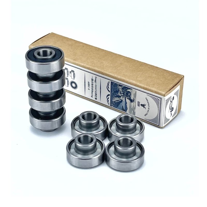 台湾SwaggyGOAT冲浪滑板DIY配件ABEC-9 一体陶瓷培林专业初学通用 - 其他 - 其他材质 银色