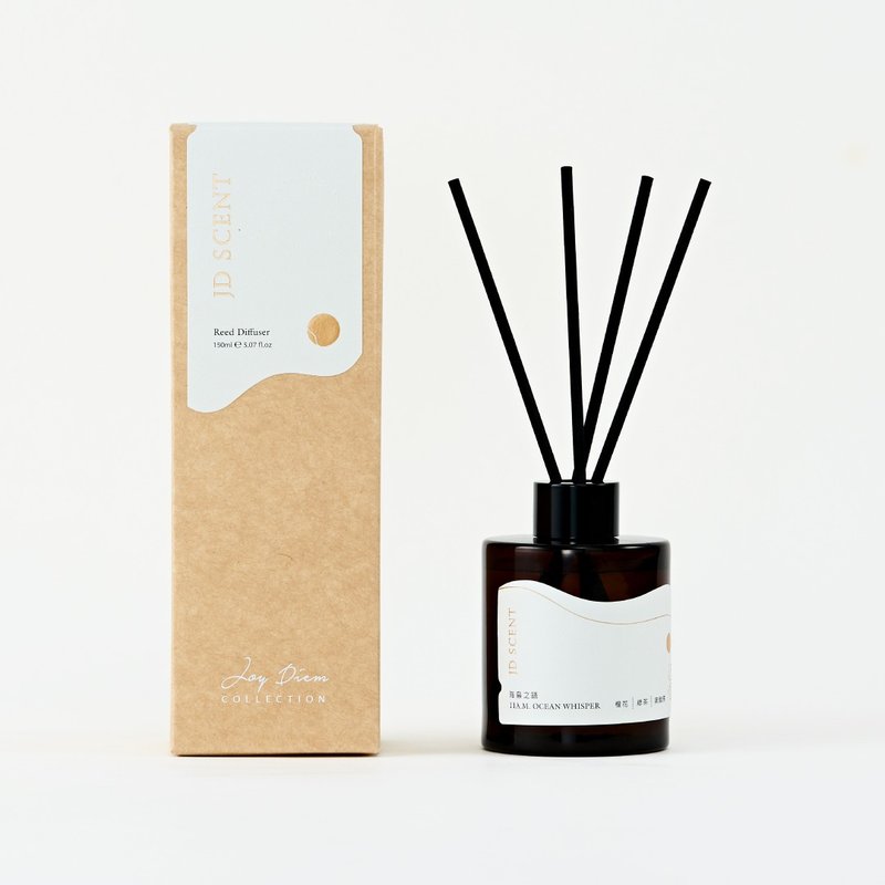 JD SCENT 空间扩香120ml | 11 A.M. 海岛之语 - 香薰/精油/线香 - 浓缩/萃取物 金色