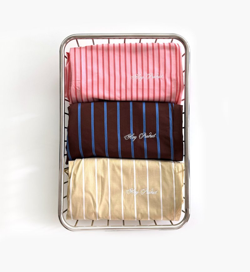 背心 HAY - 长条纹长裤 - 男士长裤 - 棉．麻 