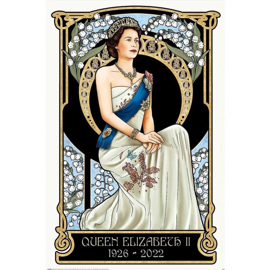 英国女王伊莉莎白二世纪念海报/QUEEN ELIZABETH II - 海报/装饰画/版画 - 纸 多色