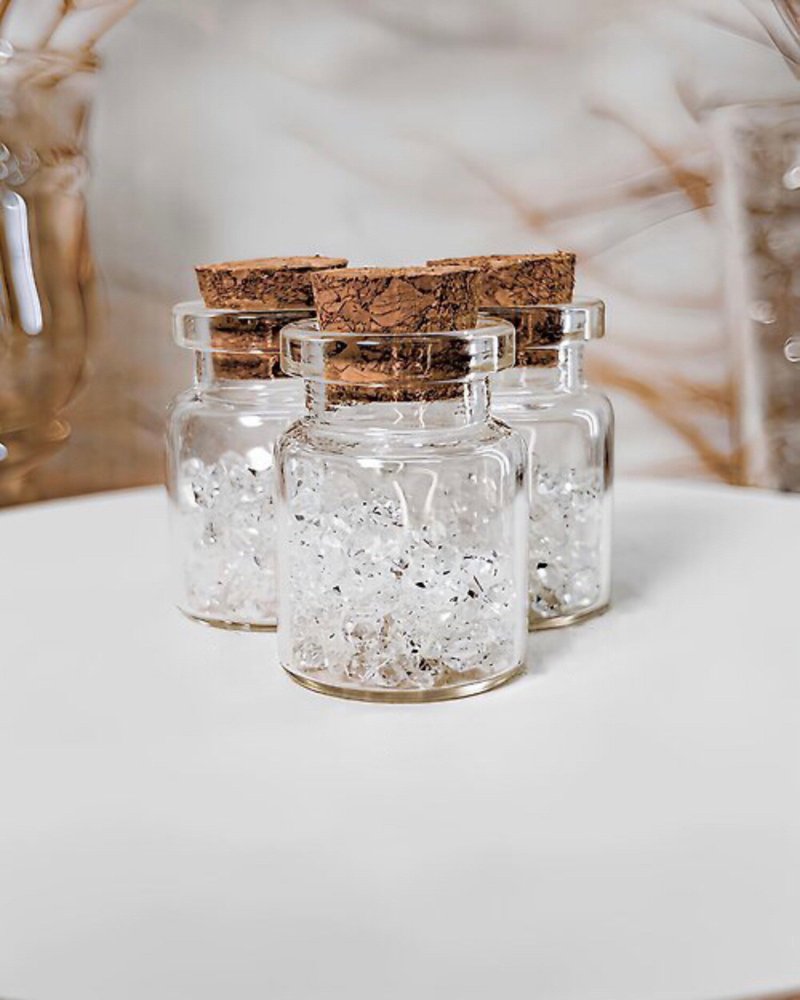 【美国赫基蒙闪灵钻】全净体双尖水晶原矿幸运瓶 - 其他 - 水晶 透明