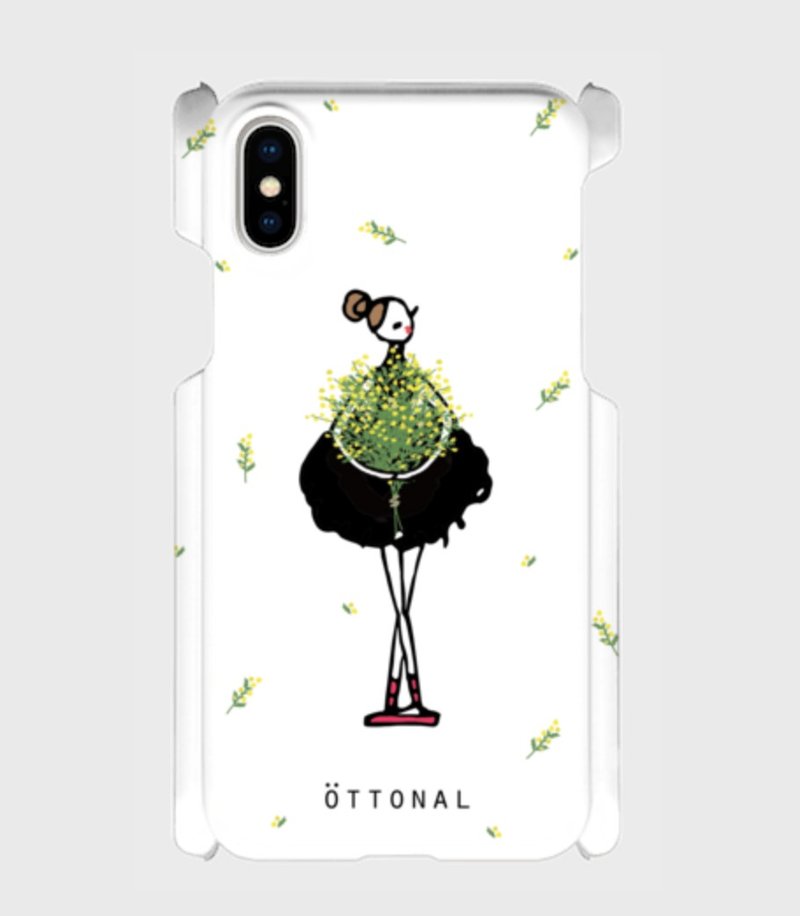 Black Ballerina with Mimosa   Ballet - 手机壳/手机套 - 塑料 白色