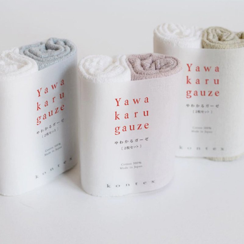 【kontex】轻柔便携万用纱布巾2入组 - 毛巾浴巾 - 棉．麻 多色