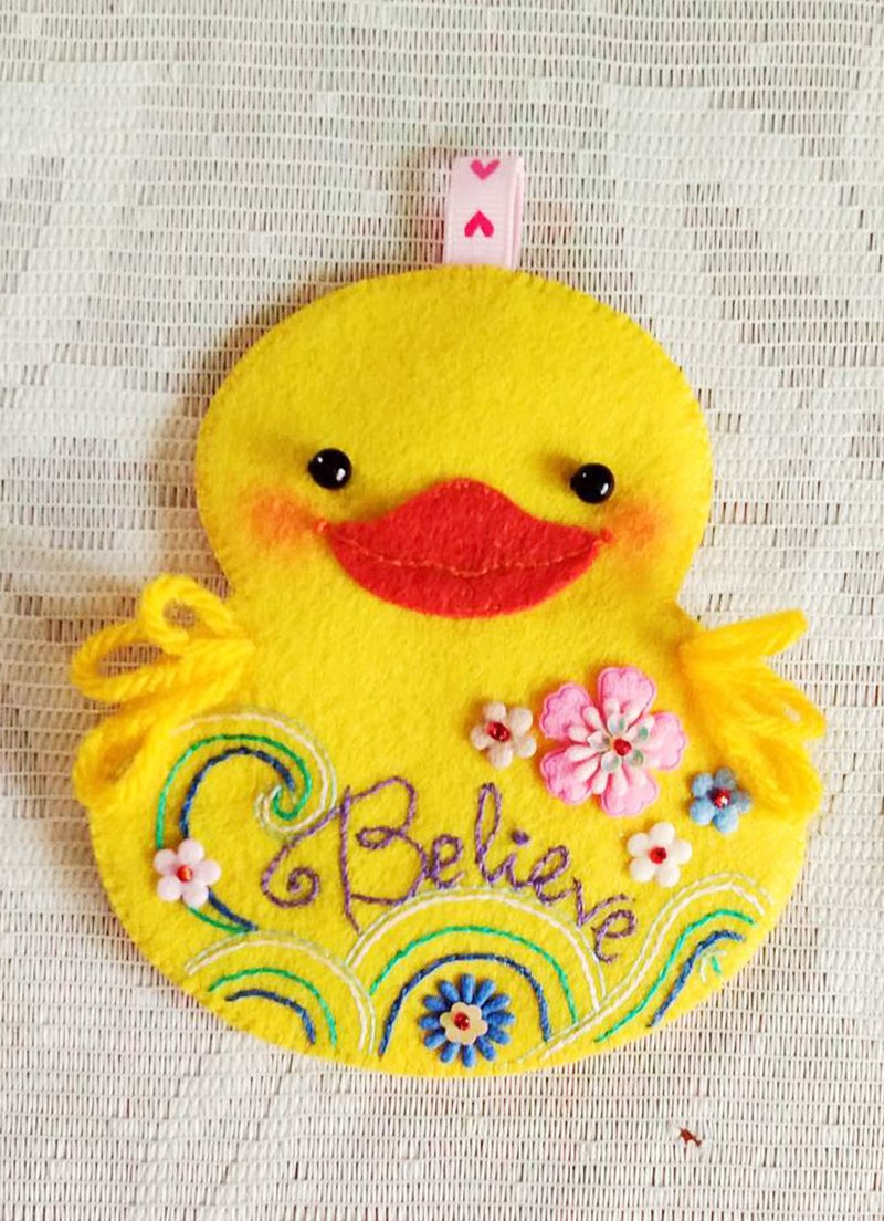 黄色小鸭卡套/ 识别证/ 悠游卡套 - 证件套/卡套 - 其他人造纤维 黄色