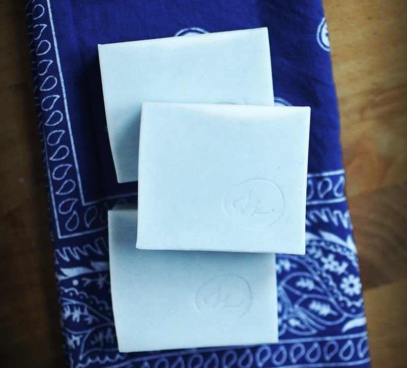 香草天空｜旅行皂,天然矿泥,冷制手作皂,天然手工皂,洗面沐浴皂,舒心柚子橙花香 - 肥皂/手工皂 - 植物．花 蓝色