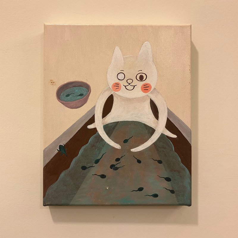 阿格里猫抓蝌蚪压克力画 - 海报/装饰画/版画 - 压克力 多色