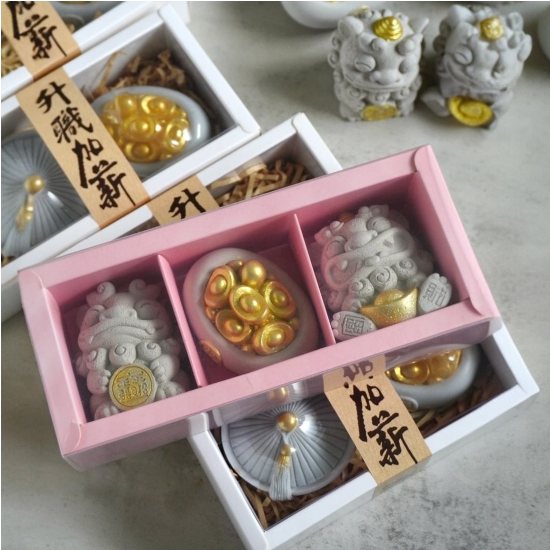 招财进宝聚宝盆/微景观摆件/水泥扩香石/聚宝盆/吉祥风水 | 工 - 香薰/精油/线香 - 水泥 