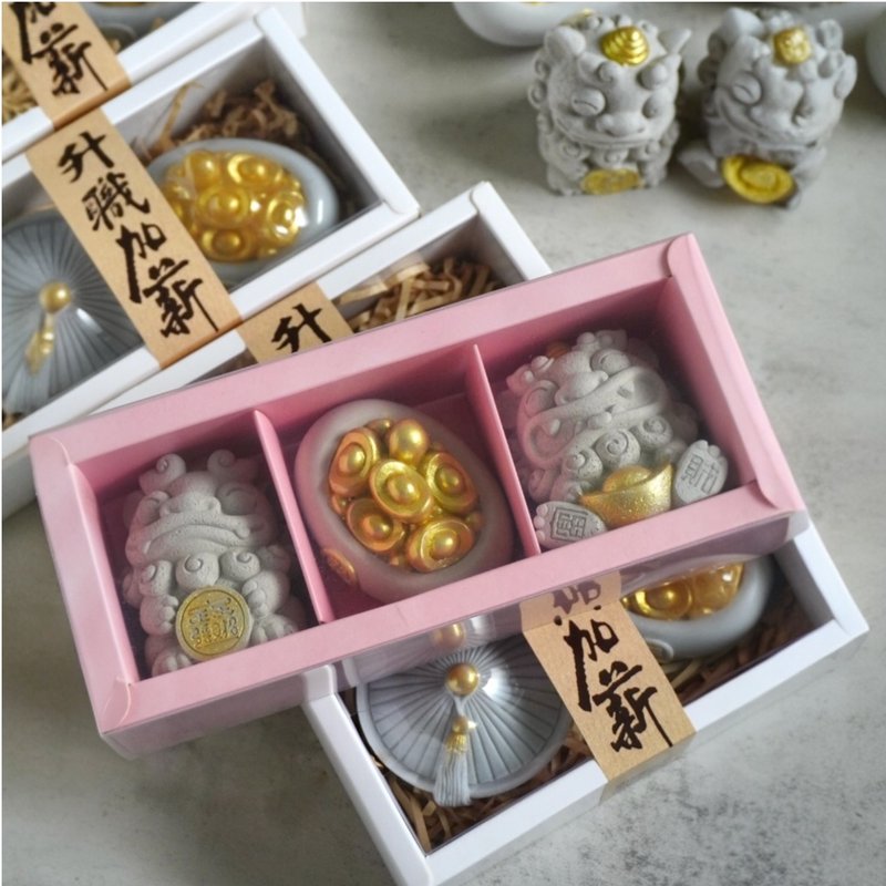 招财进宝聚宝盆/微景观摆件/水泥扩香石/聚宝盆/吉祥风水 | 工 - 香薰/精油/线香 - 水泥 