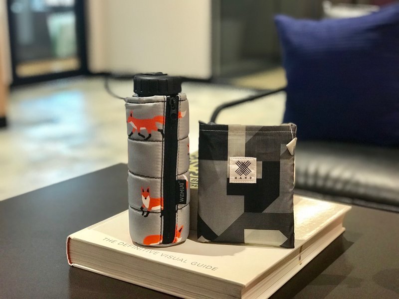 新年福袋 精选礼物 日本风 可折叠购物袋+羽绒外套连水瓶 (一套) - 其他 - 其他材质 多色