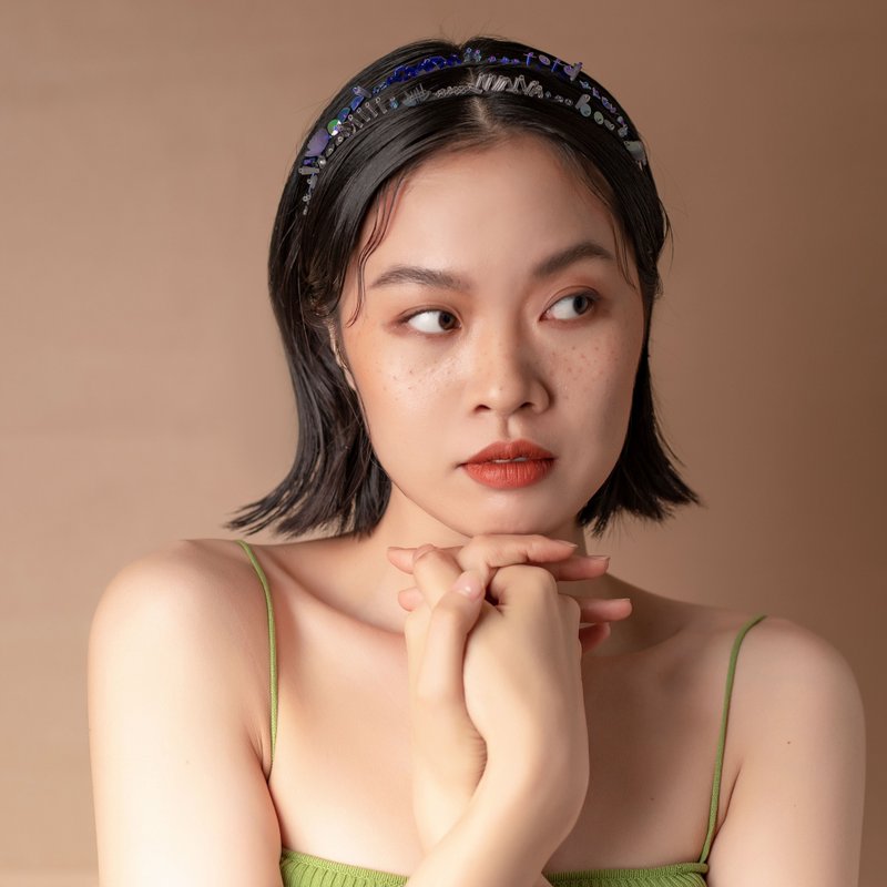 浪漫裝飾 手工珠繡 髪箍 頭飾  髮飾 - 发饰 - 其他材质 多色