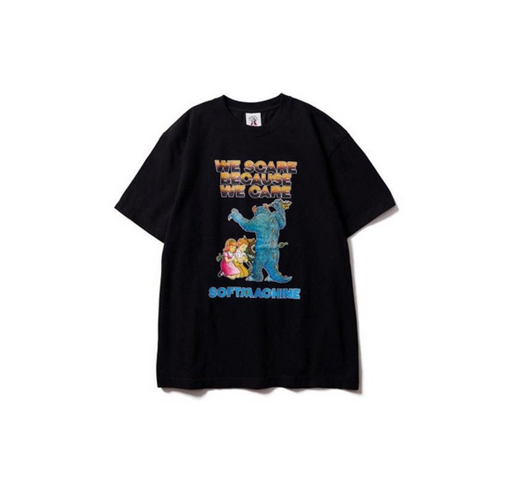 Softmachine Monsters T-Shirt翻玩怪兽电力公司短袖上衣(两色) - 男装上衣/T 恤 - 棉 黑色