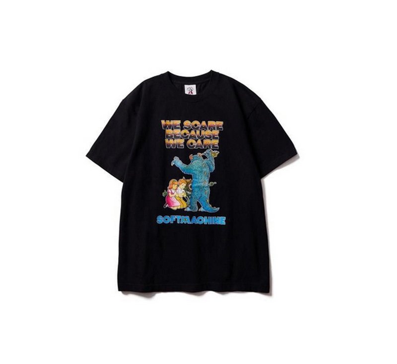 Softmachine Monsters T-Shirt翻玩怪兽电力公司短袖上衣(两色) - 男装上衣/T 恤 - 棉．麻 黑色