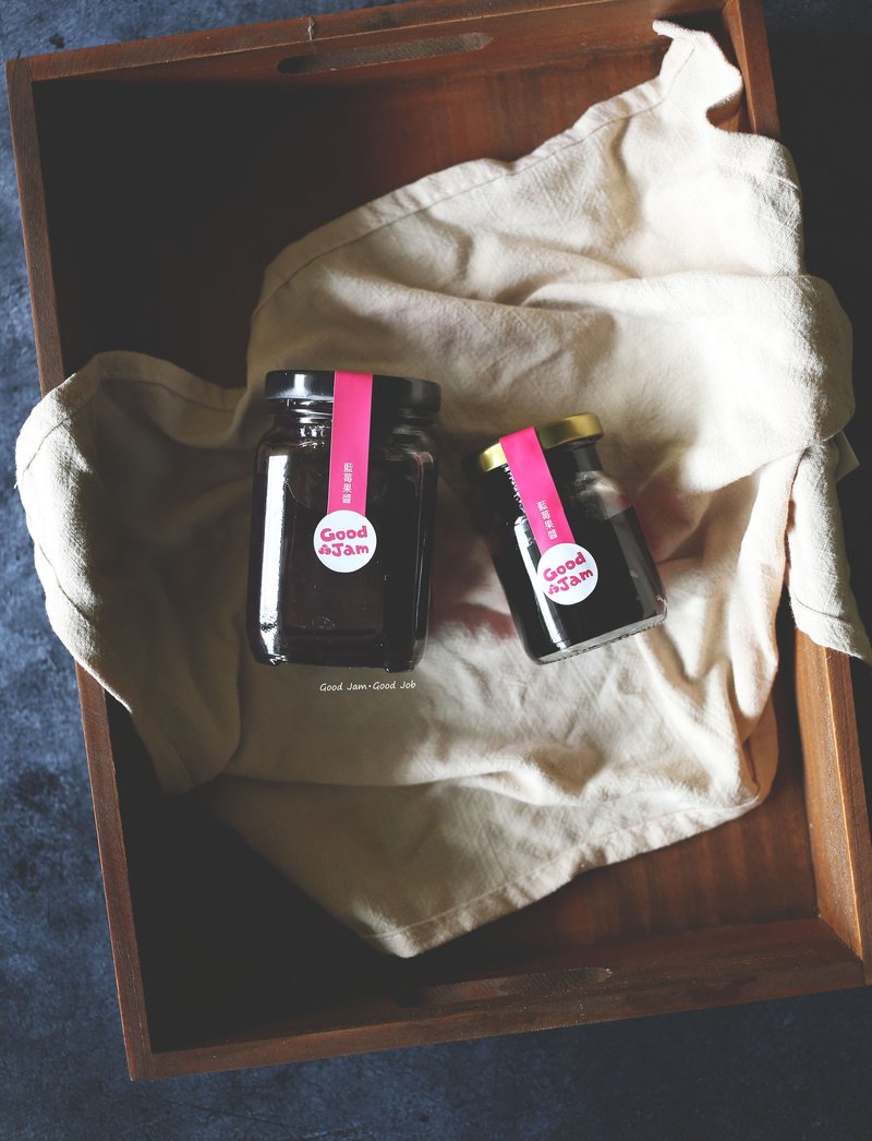 蓝莓果酱 - 谷物麦片 - 新鲜食材 蓝色