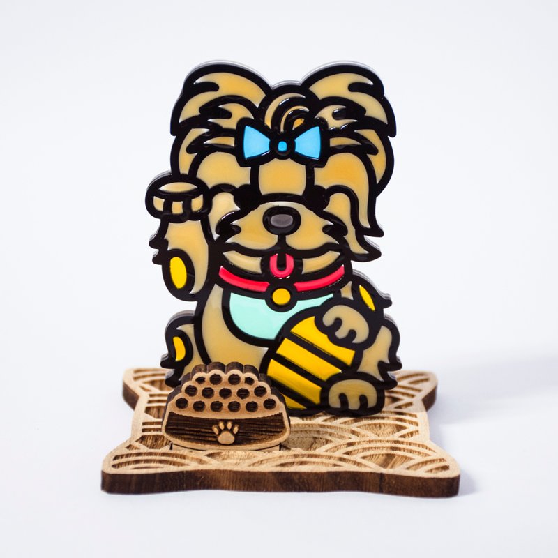 【Moko Bastet】招福狗 約瑟爹利 座台式 - 摆饰 - 树脂 多色