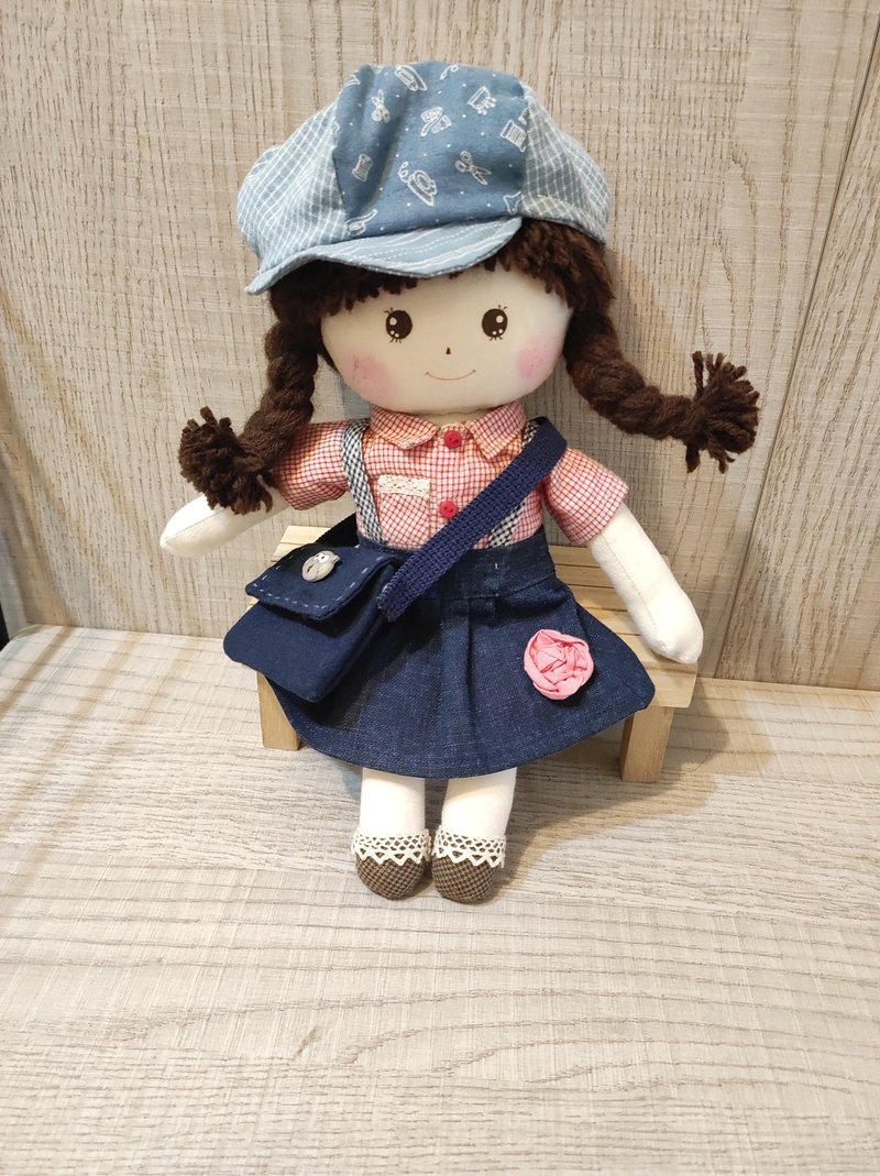 贝妮31CM手作乡村娃娃-晚宴装及学生装 - 玩偶/公仔 - 棉．麻 