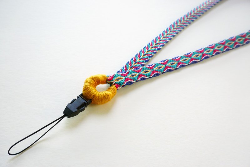 手机挂绳 识别证 手工梭织织带 - 挂绳/吊绳 - 棉．麻 多色