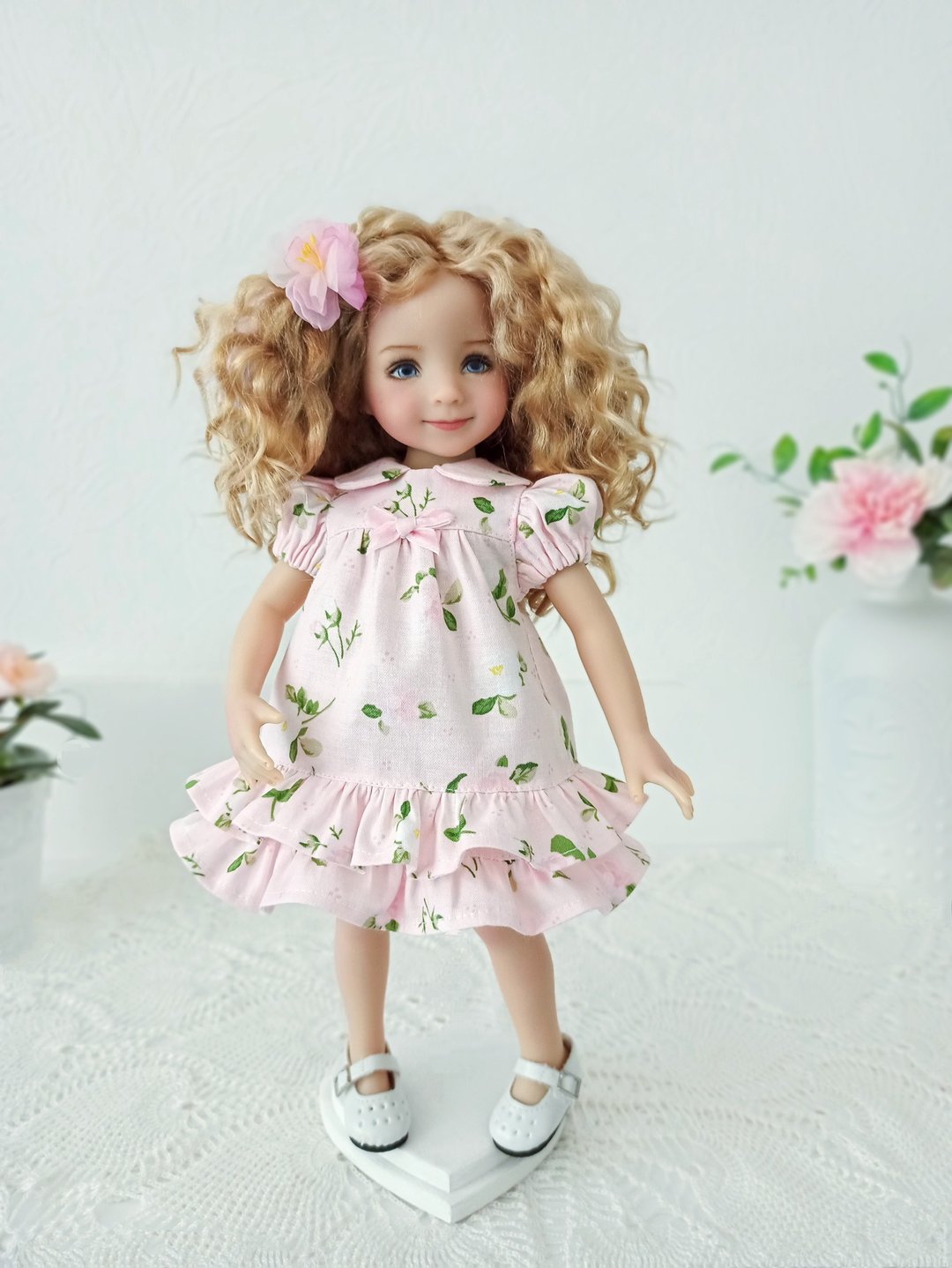 Dress for Little darling and Paola Reina dolls - 玩具/玩偶 - 棉 粉红色