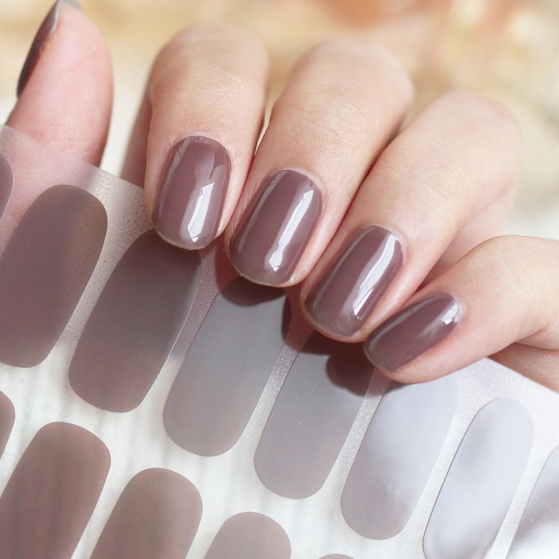 【Lunacaca凝胶指甲贴】C00926 年轮 无负担感|简单易用|不伤真甲 - 指甲油/指甲贴 - 塑料 