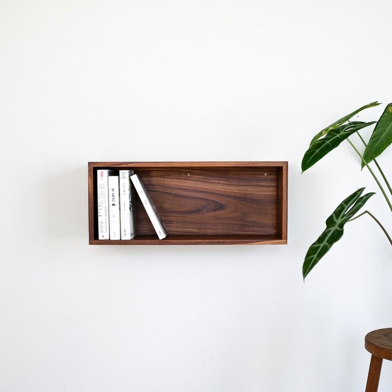 木岛BOKTO || 相思木 || 框型书柜 猫跳台 壁挂层架 层板 - 置物架/篮子 - 木头 