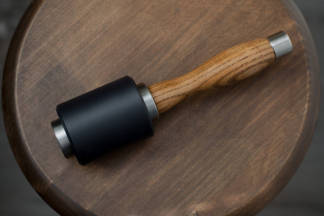 Leathercraft Mallet Leatherwork Maul 尼龙圆锤 皮革工具 - 皮件 - 塑料 黑色