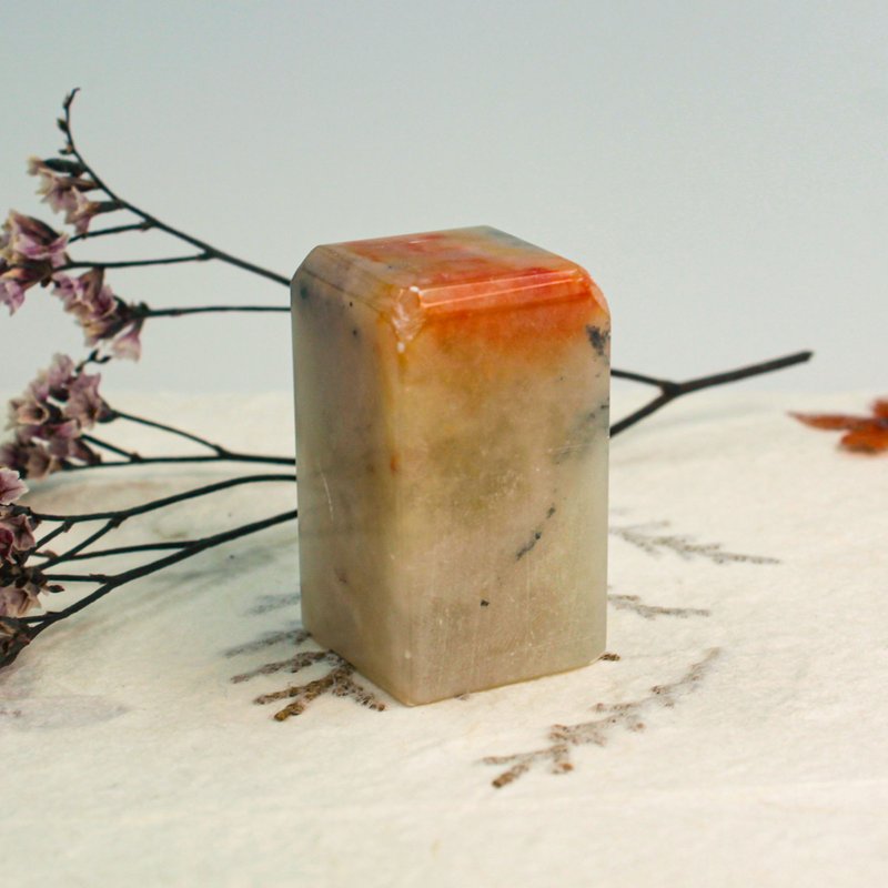 客製化手工印章 |老撾石 4.5x4 CM |送禮|手工篆刻印章 - 印章/印台 - 石头 