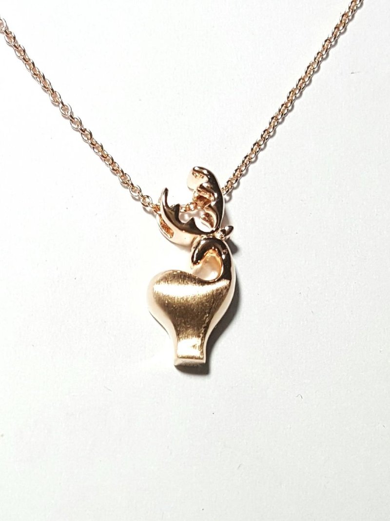 情人节礼物【心路】~极地驯鹿 冰雪精灵  山林守护 心灵无畏~ 也守护最心爱的妳(你) - 项链 - 其他金属 银色