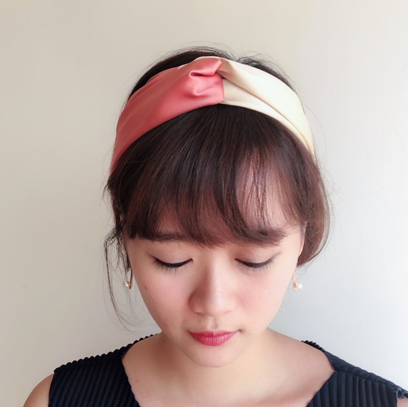 甜蜜心机 好烦小姐 发带 缎面 粉红色 - 发带/发箍 - 其他人造纤维 粉红色