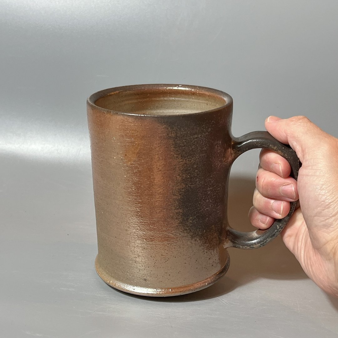柴烧600cc超大马克杯 / 啤酒杯 / 小平凡手作 - 茶具/茶杯 - 陶 