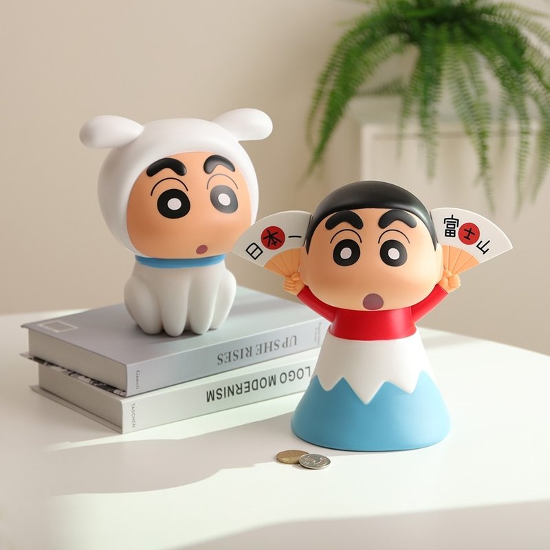 Bigger Size蜡笔小新造型存钱筒-Crayon Shinchan 玩具公仔 - 储蓄罐 - 塑料 多色
