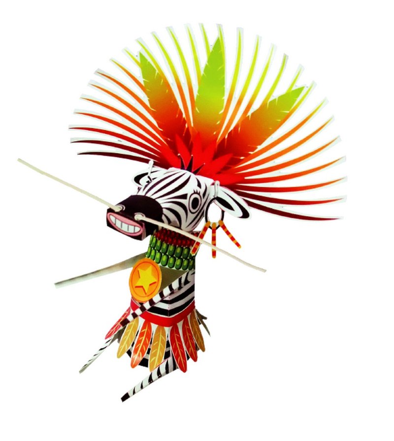 【好好生活系列】斑马拉拉 手做卡 - 卡片/明信片 - 纸 