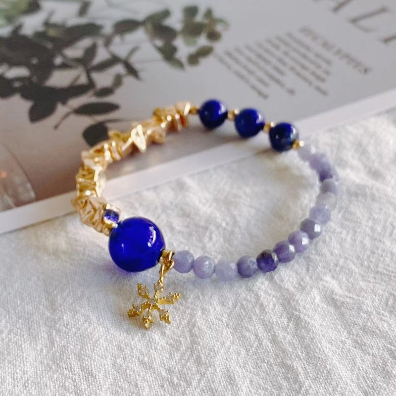 【Cinnamonmon 希娜梦梦】暗夜中的那颗星 精油手链 | 精油链 - 手链/手环 - 玻璃 