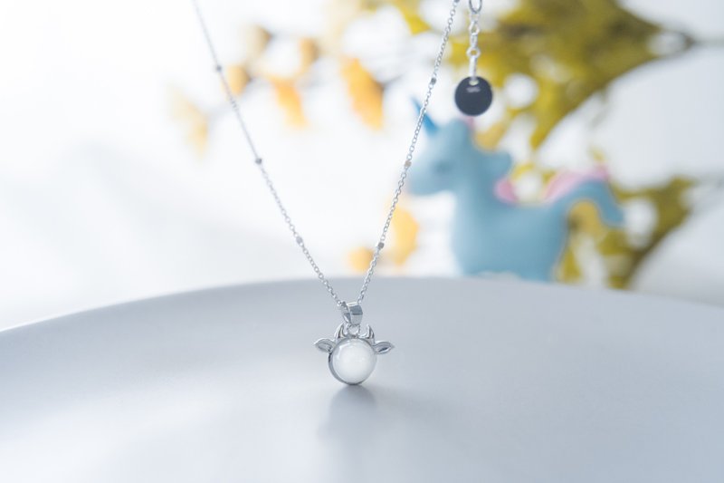 小牛宝宝 - 项链 - 纯银 银色