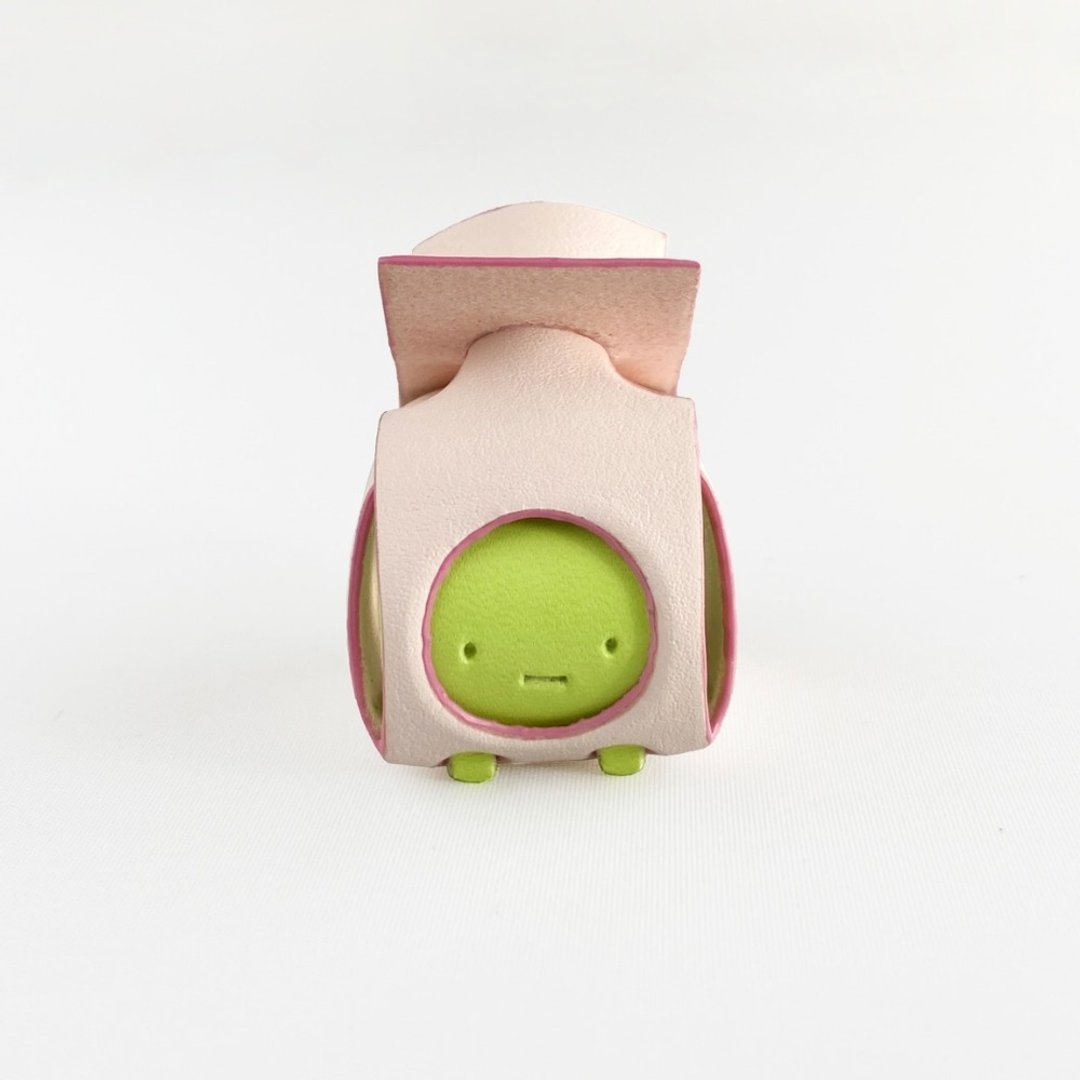 Small Leather Object Protecting Itself【sisyu / ししゅ】#BPLP - 钥匙链/钥匙包 - 真皮 粉红色