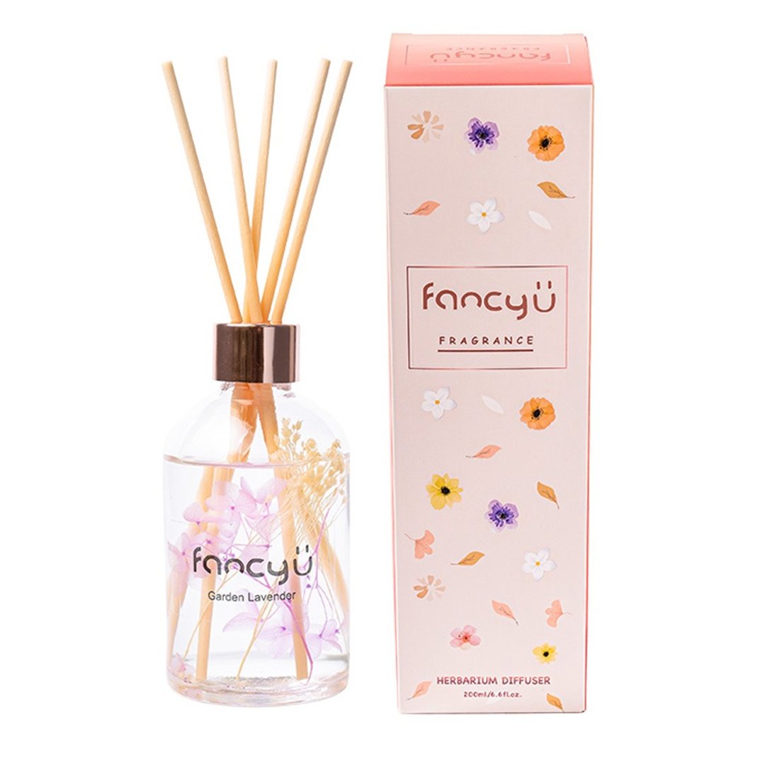 FANCY U浮游花限定款扩香瓶-薰衣草花园 Garden Lavender 200ml - 香薰/精油/线香 - 精油 粉红色