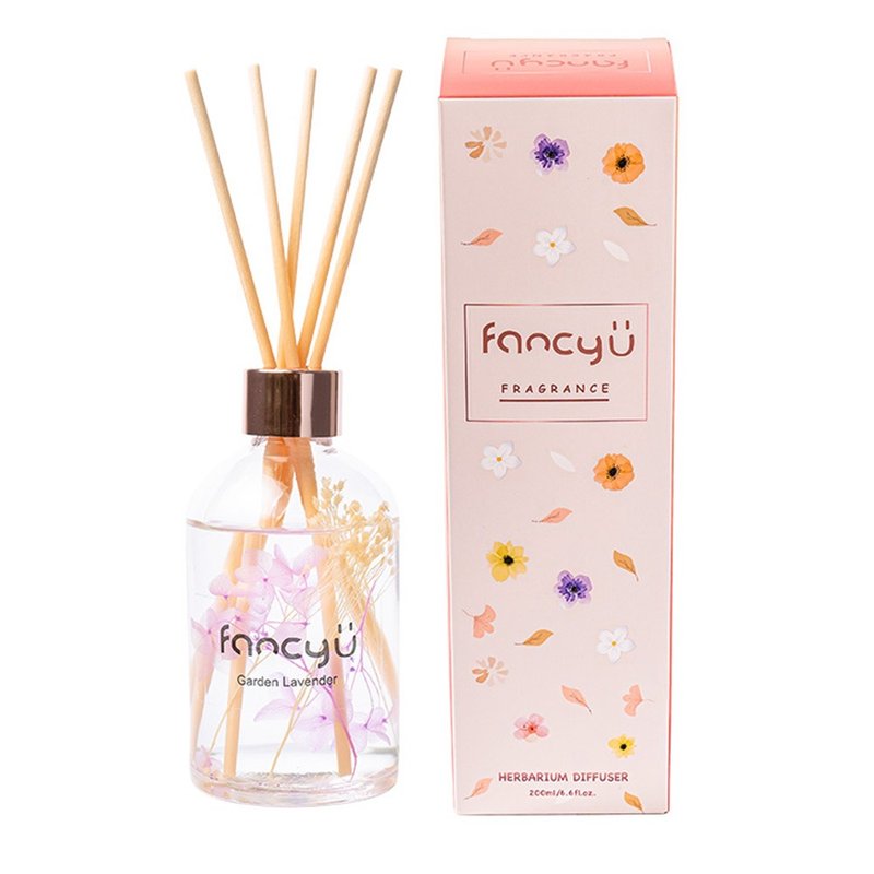 FANCY U浮游花限定款扩香瓶-薰衣草花园 Garden Lavender 200ml - 香薰/精油/线香 - 精油 粉红色