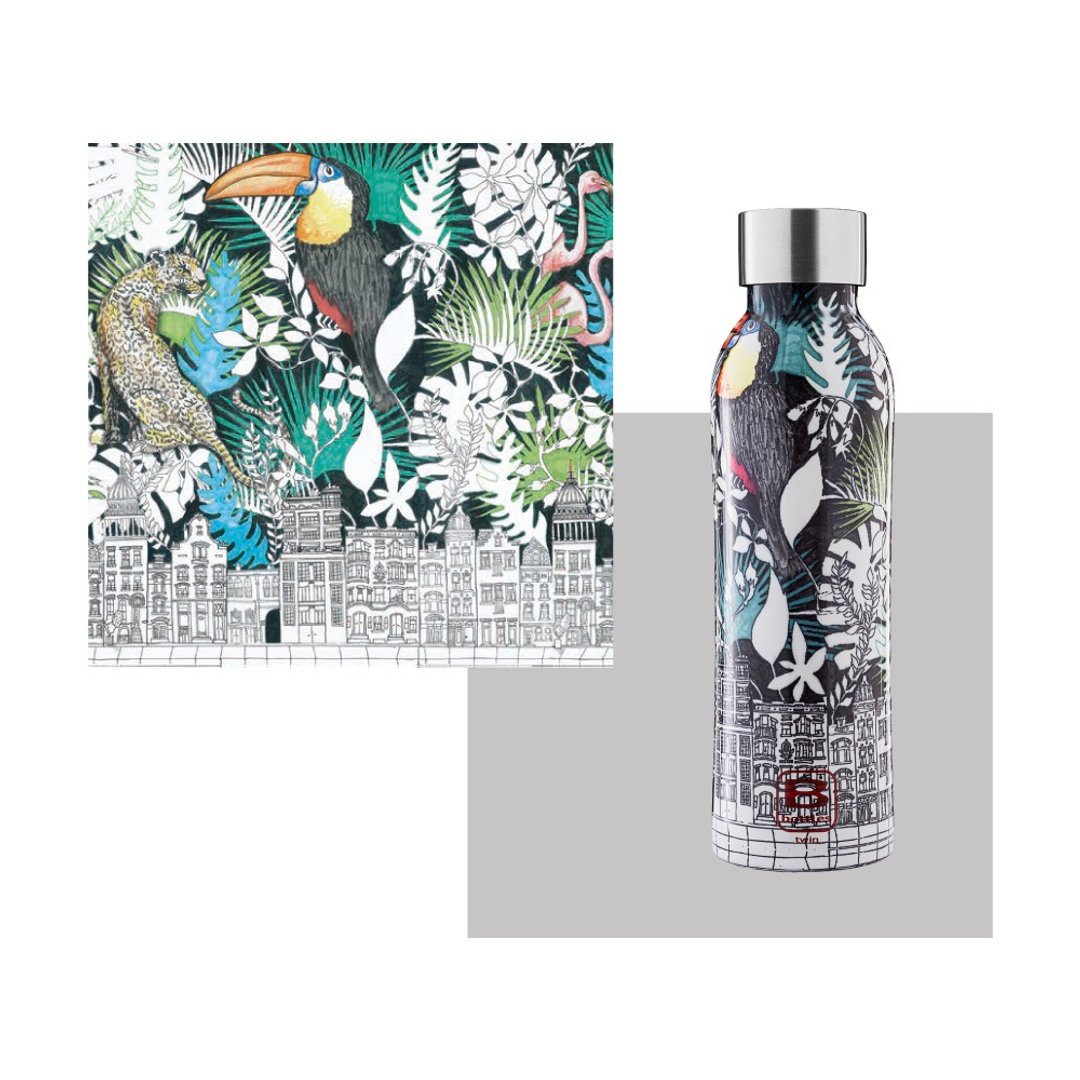 BUGATTI动物城市保温瓶500ml - 保温瓶/保温杯 - 其他金属 绿色