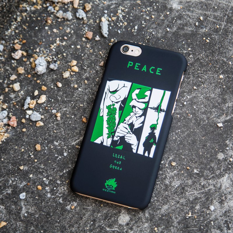 WIZMAN原创插画IPHONE手机壳 LEGAL THE GREEN - 手机壳/手机套 - 塑料 紫色