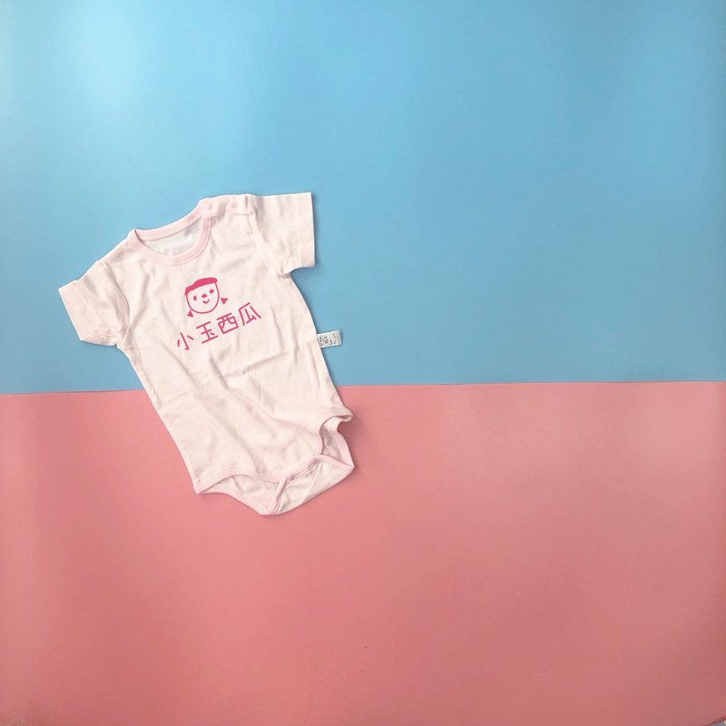 (女仔头)自订乳名_日本高规短袖包屁衣 宝宝满月百日专属礼物 - 其他 - 棉．麻 