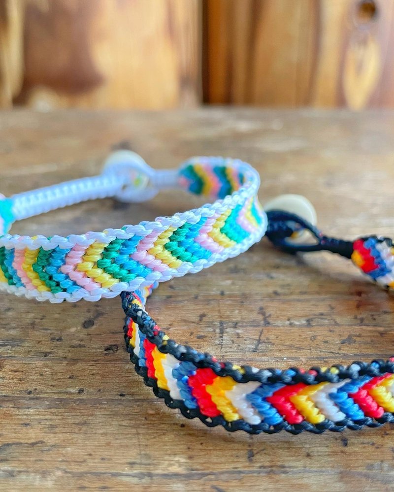 【定制】手编防水幸运手环 - 织愿 - 手链/手环 - 其他材质 