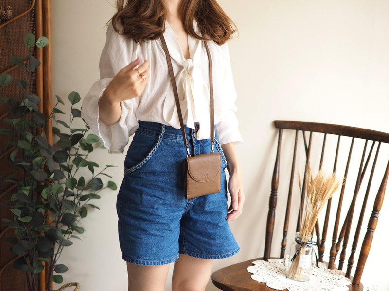 Tart (咖啡色)：短夹、牛皮、长背带皮夹、棕色 - 皮夹/钱包 - 真皮 咖啡色