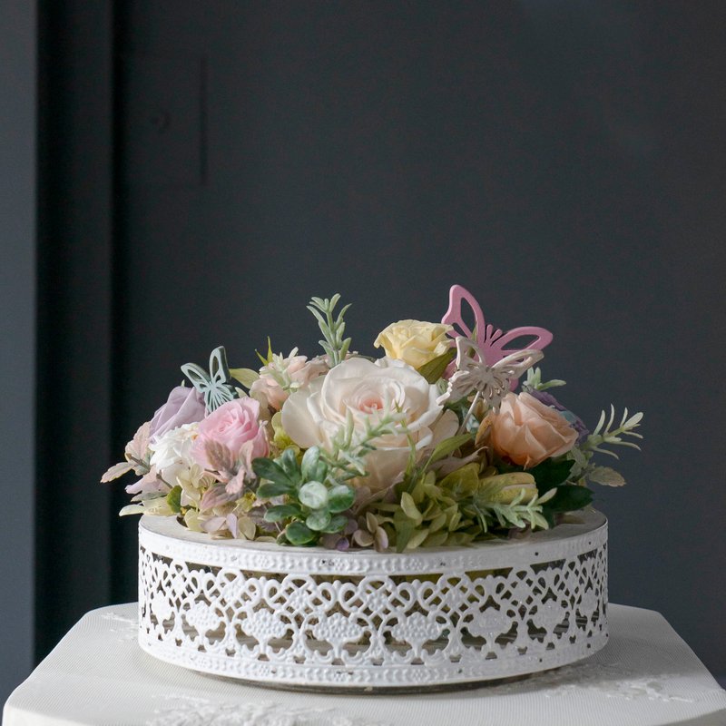 甜蜜马卡龙永生花盒 | 礼物 纪念日 永生花 - 干燥花/捧花 - 植物．花 