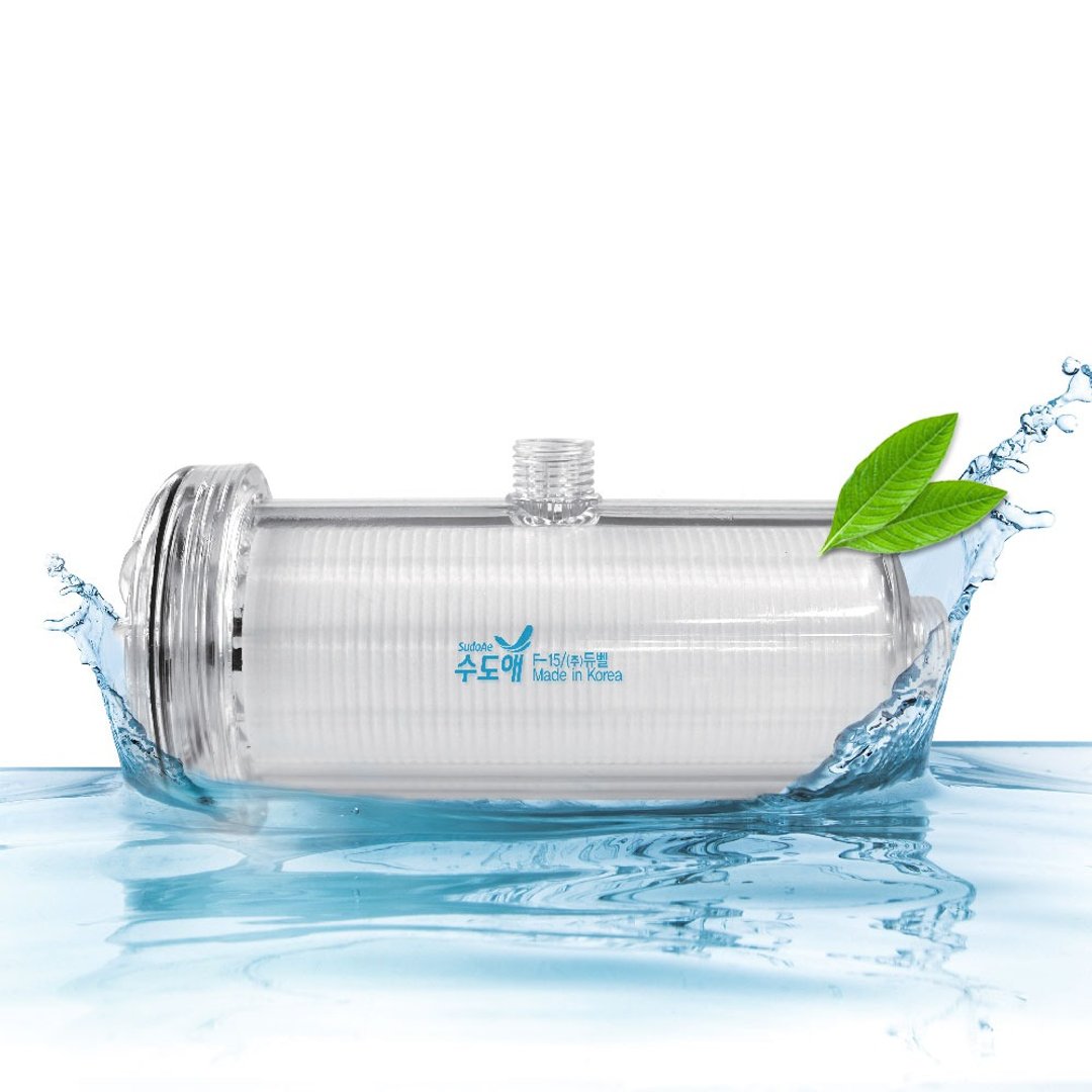 Dewbell 沐浴除氯过滤水器 (型号：F15) - 卫浴用品 - 其他材质 白色