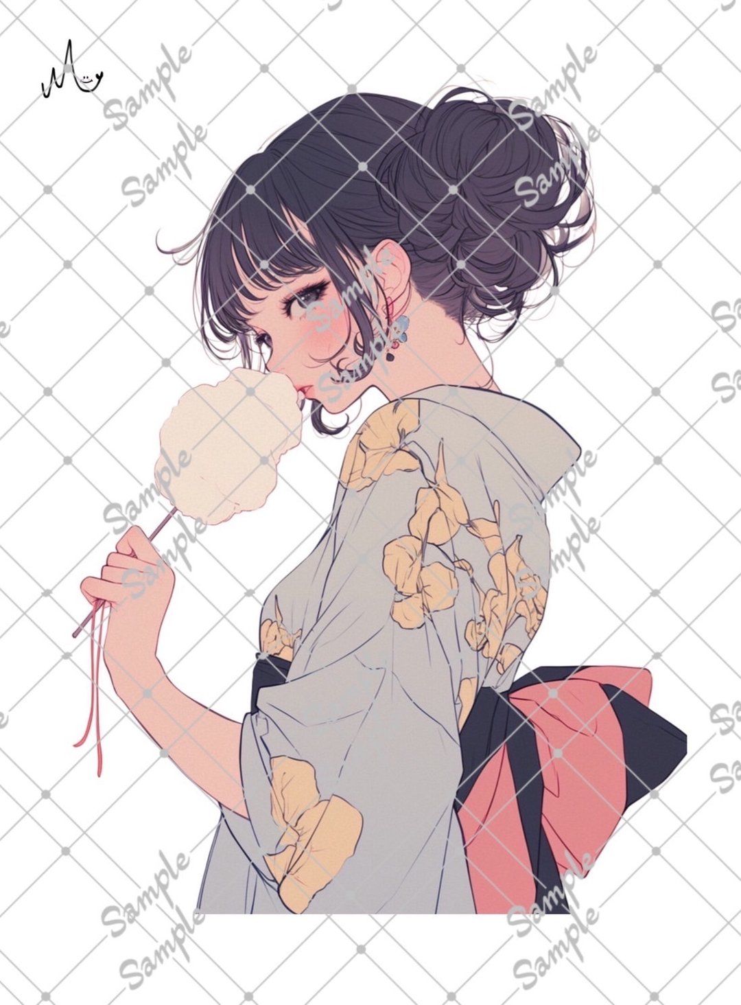 原创人物插画贴纸 - 贴纸 - 纸 