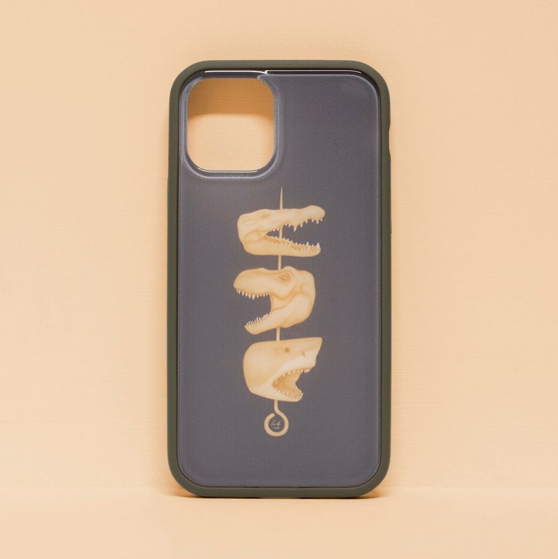 侏罗纪串烧/ 犀牛盾-防摔 iPhone15/14/13/12/11/pro手机壳 - 手机壳/手机套 - 塑料 灰色