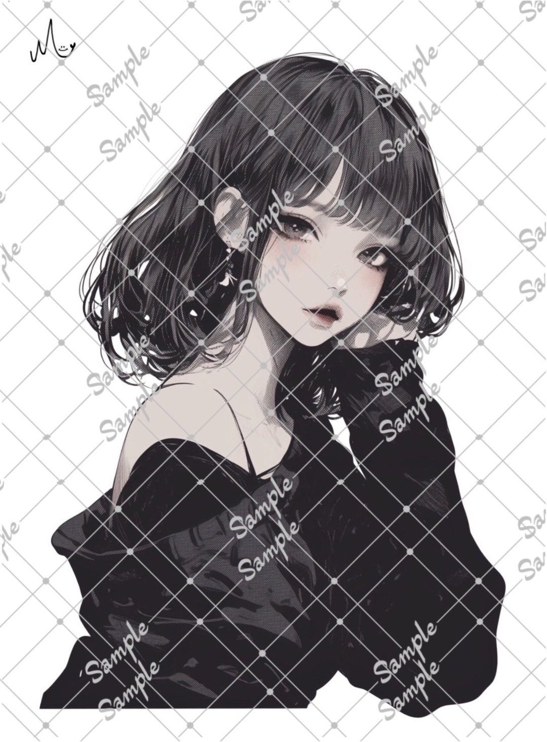 原创人物贴纸 10月新品 - 贴纸 - 纸 