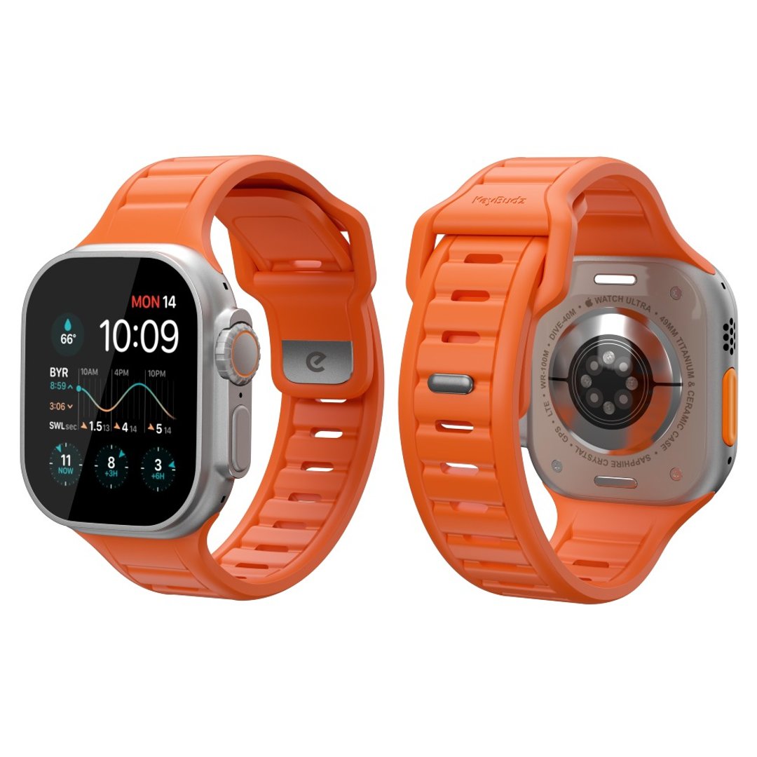 Keybudz Apple Watch 表带 Journey 系列 – 轻量透气硅胶材质 - 表带 - 硅胶 