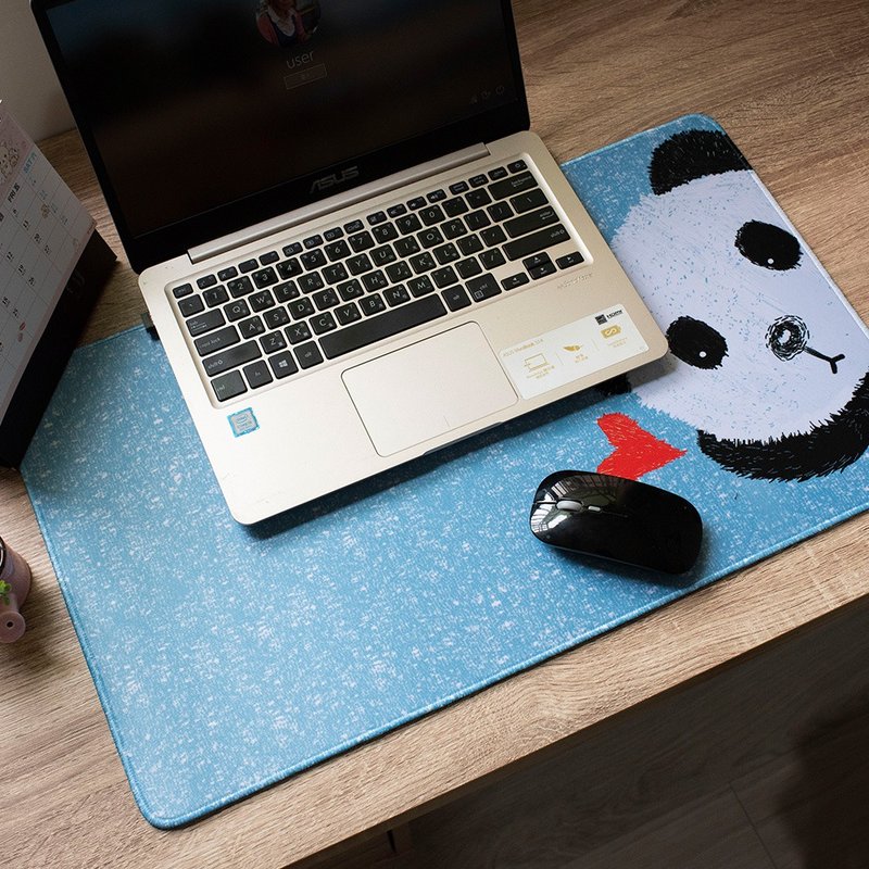 QIDINA 日用馆 质感可爱加大鼠标桌垫 - 鼠标垫 - 橡胶 