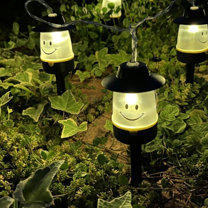 【SPICE】日本 户外/室内兼用 (2WAY)微笑LED灯防水饰条-黑色 - 灯具/灯饰 - 其他材质 黑色