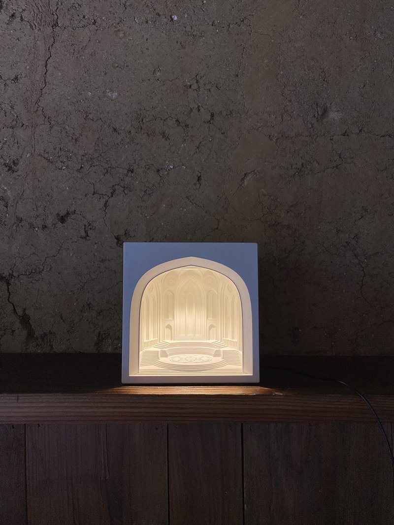 水泥教堂小夜灯 创意台灯 礼物 - 灯具/灯饰 - 水泥 