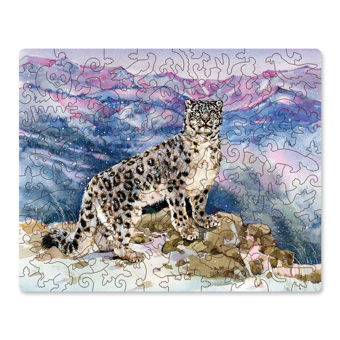 木制拼图 DAVICI 雪吧WWF22x18cm 100pcs - 拼图 - 木头 